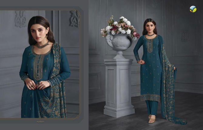 Vinay Silkina Royal Crepe 42 Fancy Regular Wear Dress Material Catalog
